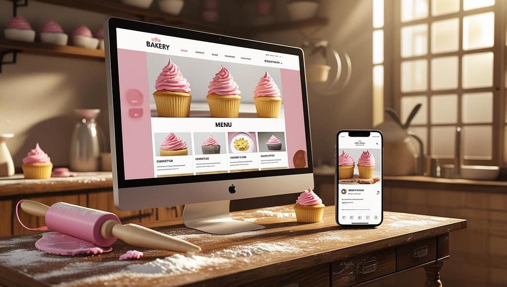 Small business website example