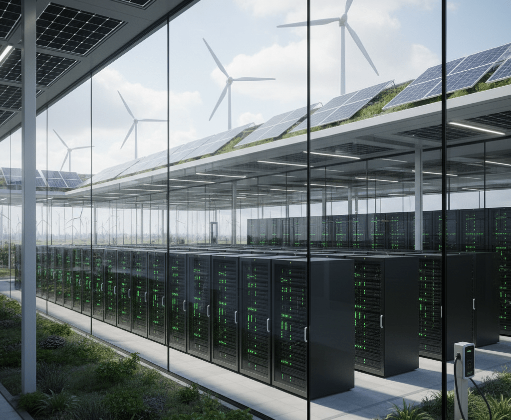 Green hosting for sustainable web development
