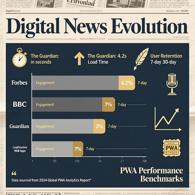 Media PWA Performance Comparison Media companies progressive web app examples performance comparison