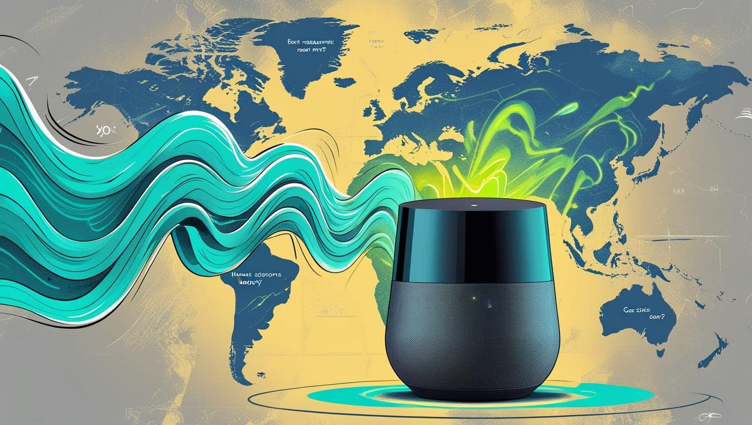 Smart speaker with FAQ schema for voice search optimization