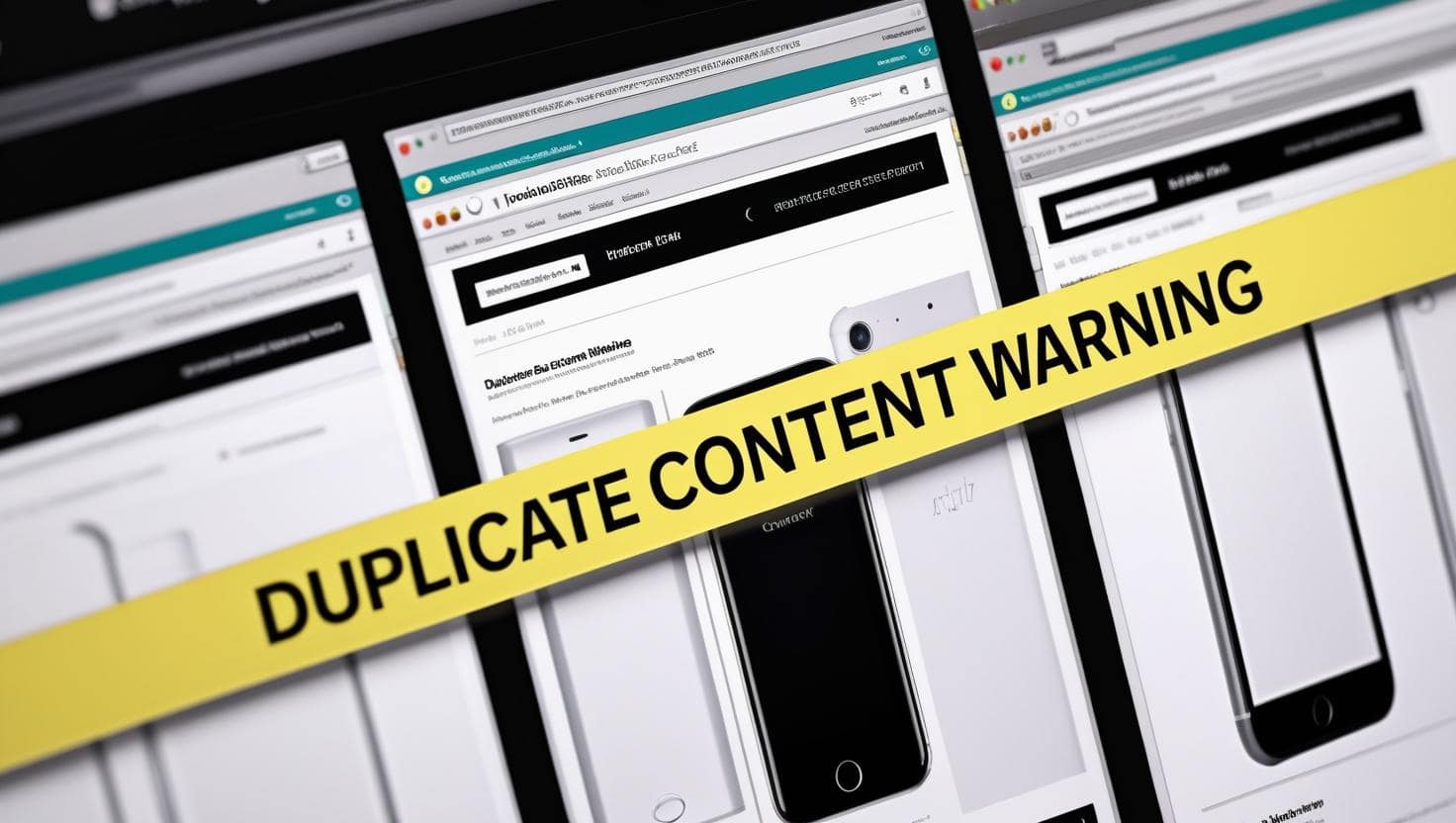 Duplicate content problems in DIY website builders
