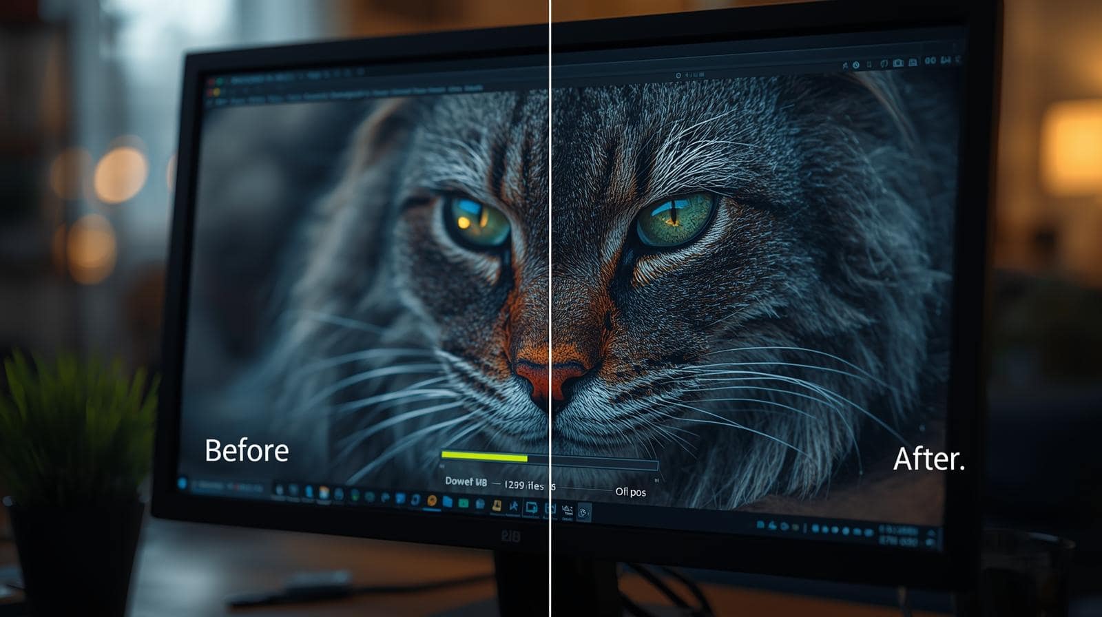 Before and after image optimization for Core Web Vitals
