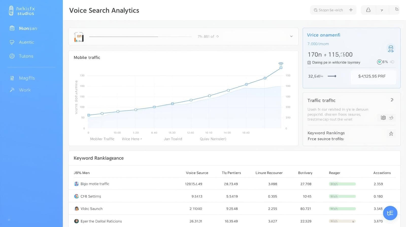Analytics for voice search optimization