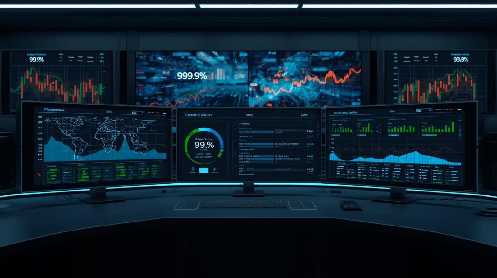 Professional website maintenance checklist dashboard displaying real-time monitoring metrics