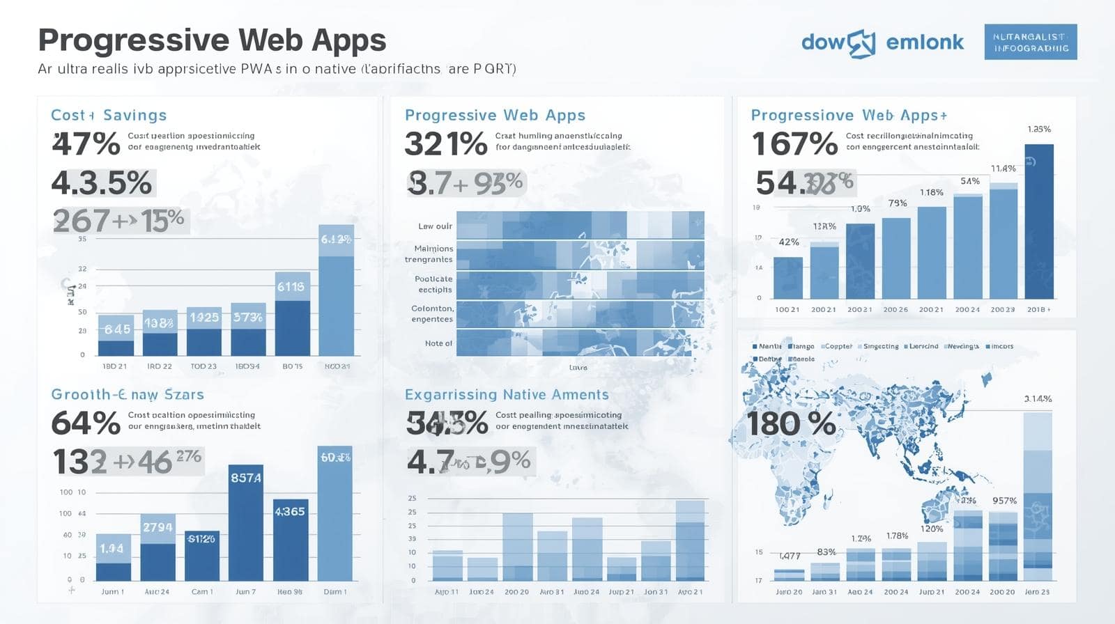 Business Benefits PWA Image Business advantages of PWA vs native app