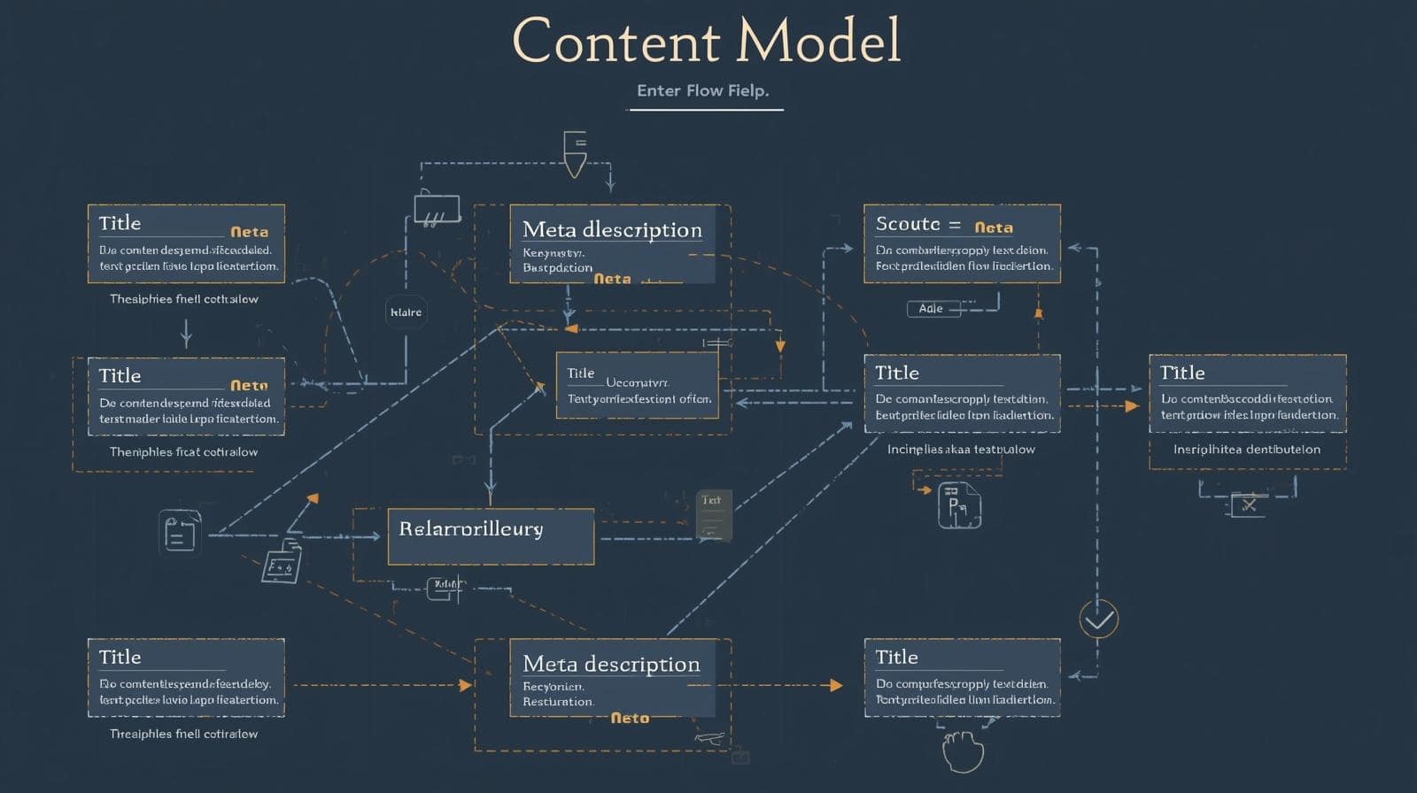 Content Modeling Example Example of content modeling in headless CMS for beginners SEO