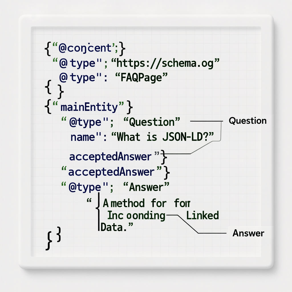 JSON-LD FAQ Template JSON-LD template to add FAQ schema without plugin