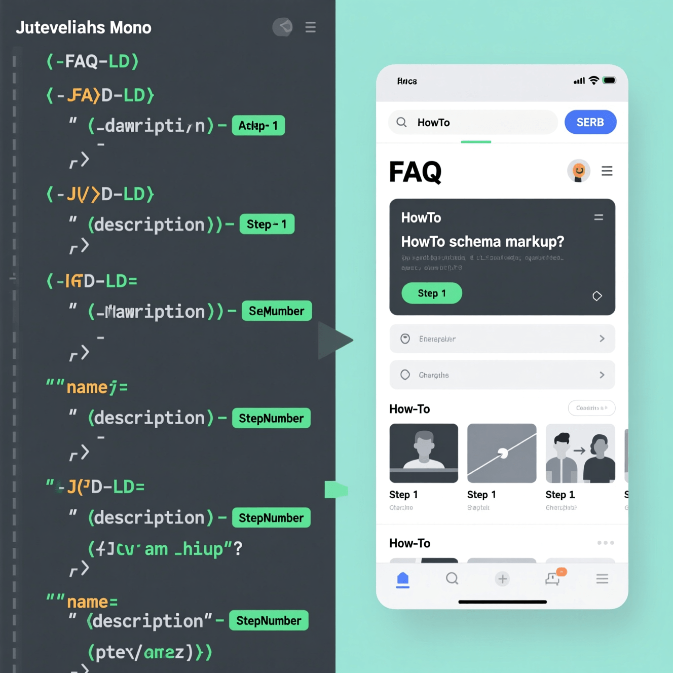 Structured Data In PWAs JSON LD structured data examples for FAQ and HowTo within a PWA SEO setup
