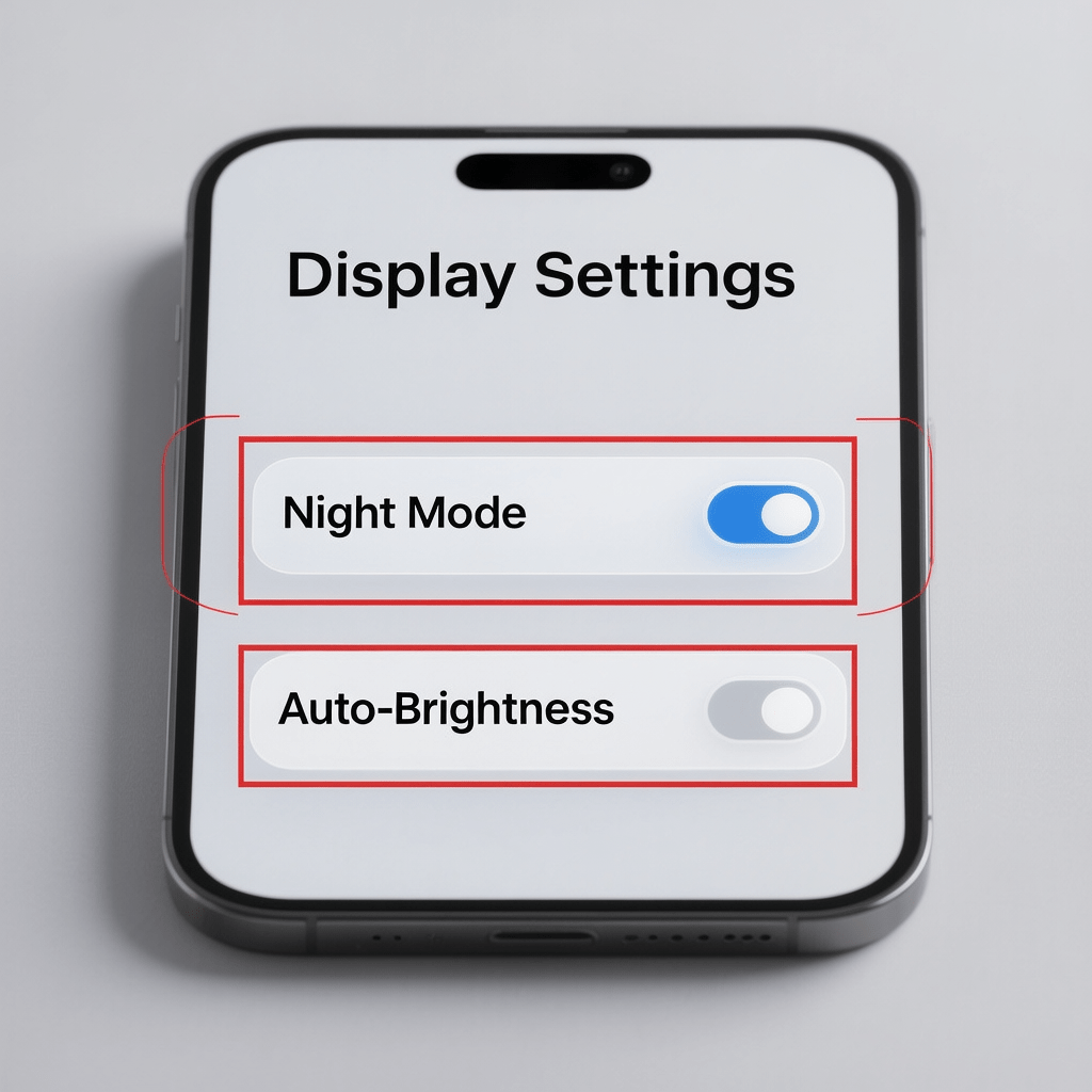 Tap Targets on Mobile Touch friendly tap targets in a mobile interface with clear spacing