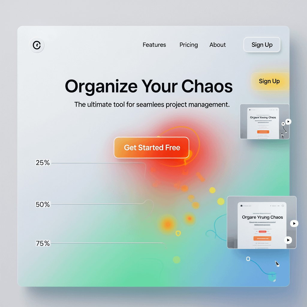 Heatmaps and Session Replays Heatmap insights supporting conversion rate optimization on key landing pages