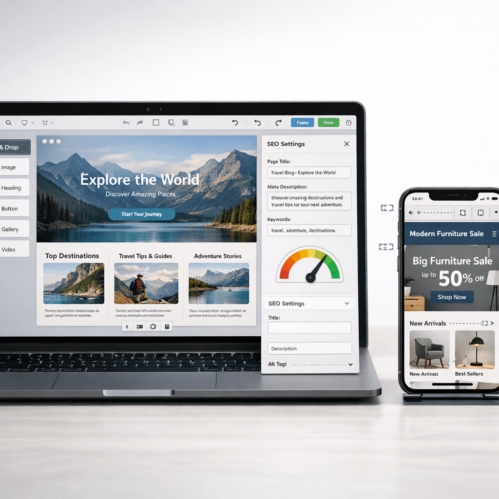 Visual Editors in Best Website Builders Hands on editing inside the best website builders