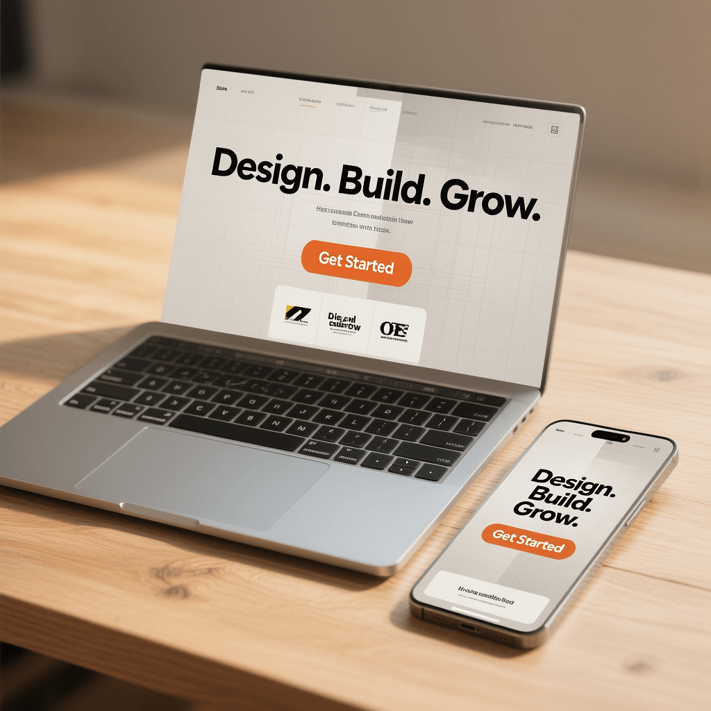 Clean, high converting landing page design with bold headline and clear CTA