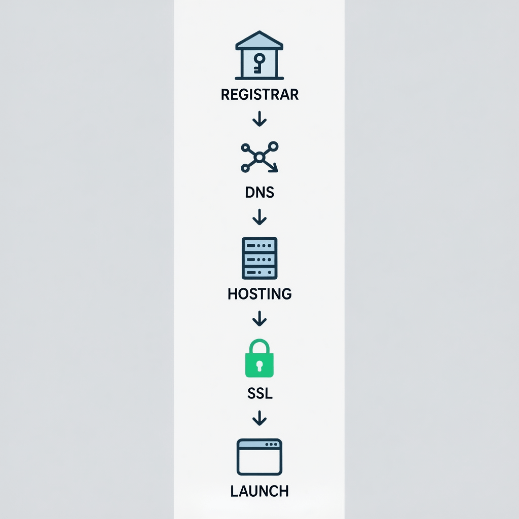 Technical setup for your domain Technical setup checklist to launch a domain name with clean DNS and SSL