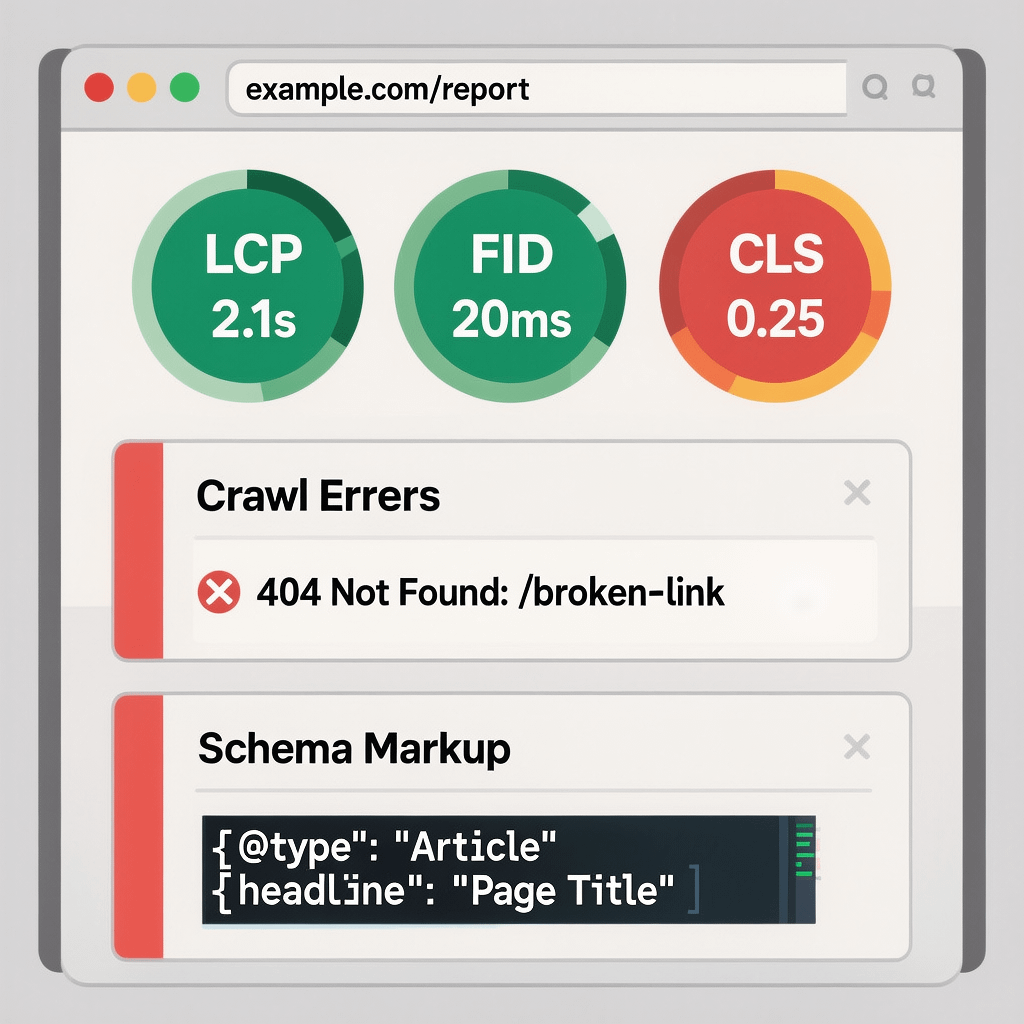 Technical SEO Audit Technical SEO audit checklist used in comprehensive seo services